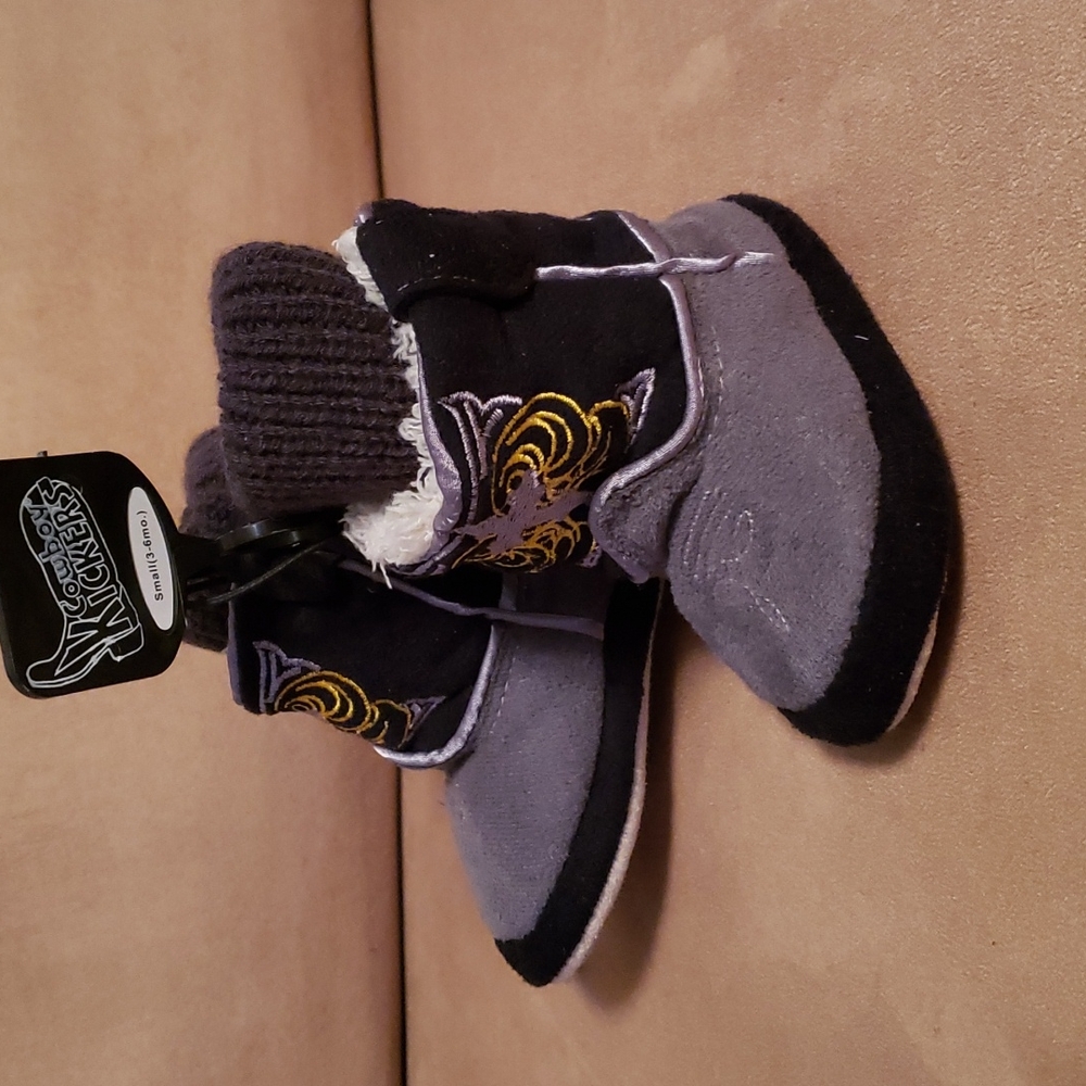 3-6 month Cowboy Kickers Slippers